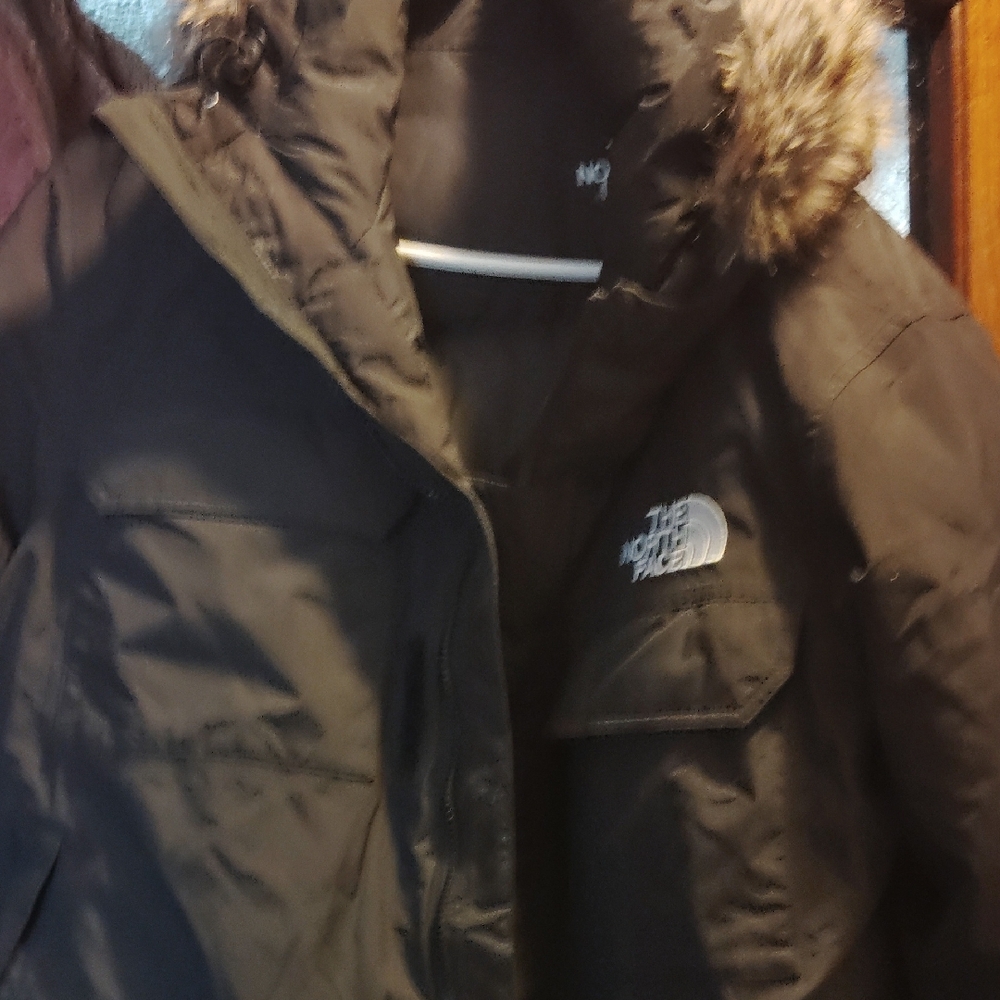 The North Face Black Parka with Fur Hood